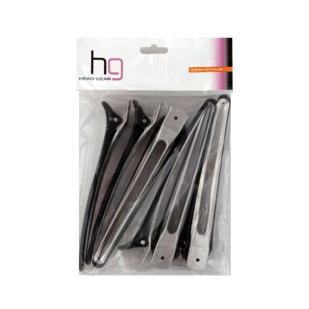 Hair Clip Black Pack of 6