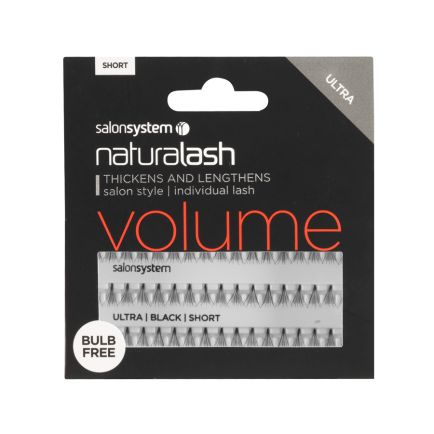 Salon System Individual Lash Ultra Black Short