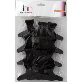 Large Butterfly Clamps Black Pack of 12